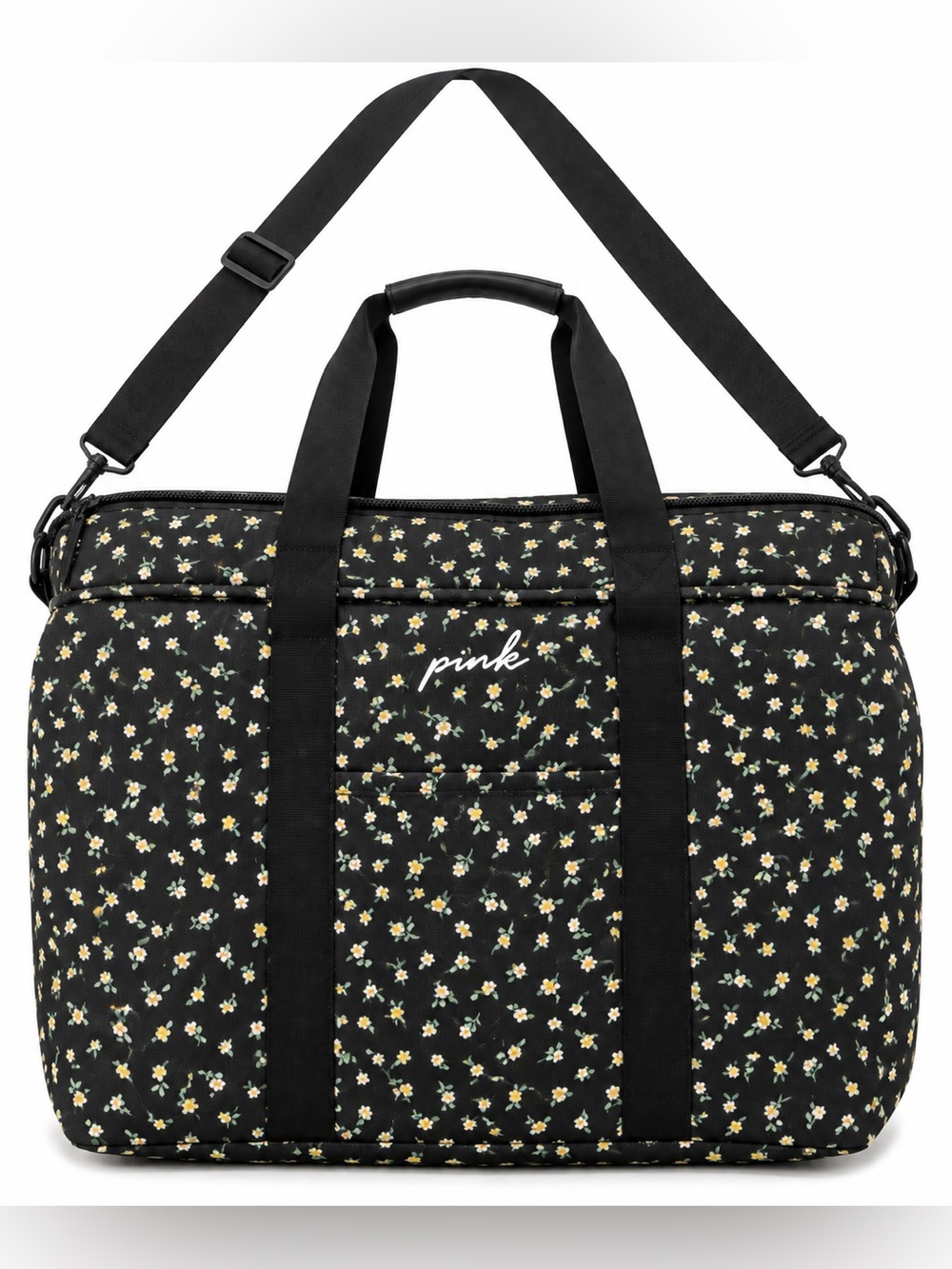 Pink by Victoria’s Secret Black Floral Tote